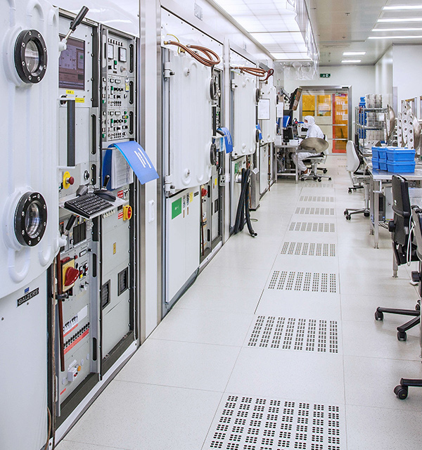 phase two construction of a cleanroom